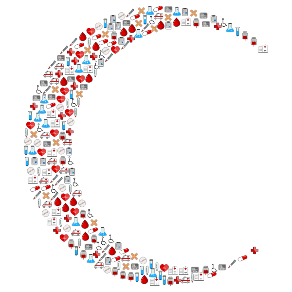 SVG Medical icons crescent