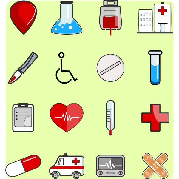 SVG Medical icons package