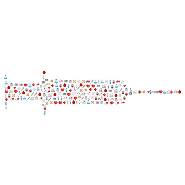 SVG Medical icons syringe