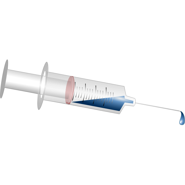 SVG Medical injection vector image