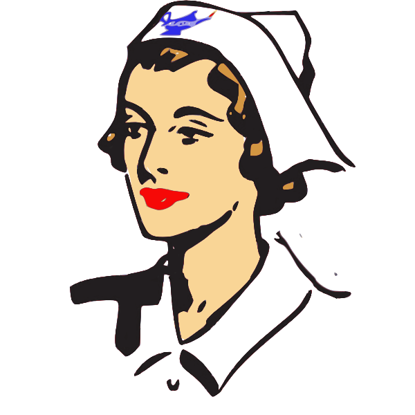 SVG Medical nurse vector illustration