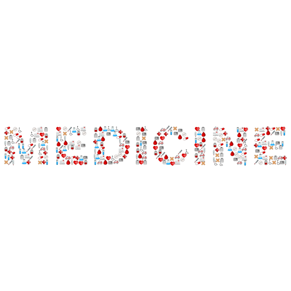 SVG Medical typography