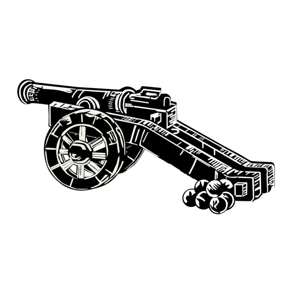 SVG Medieval cannon