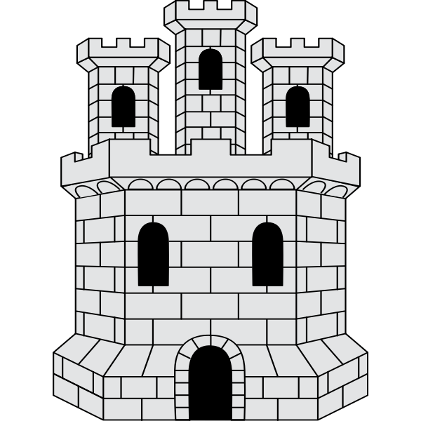 SVG Medieval castle