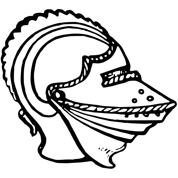 SVG Medieval Helmet 2