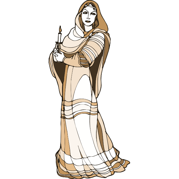 SVG Medieval Lady Macbeth