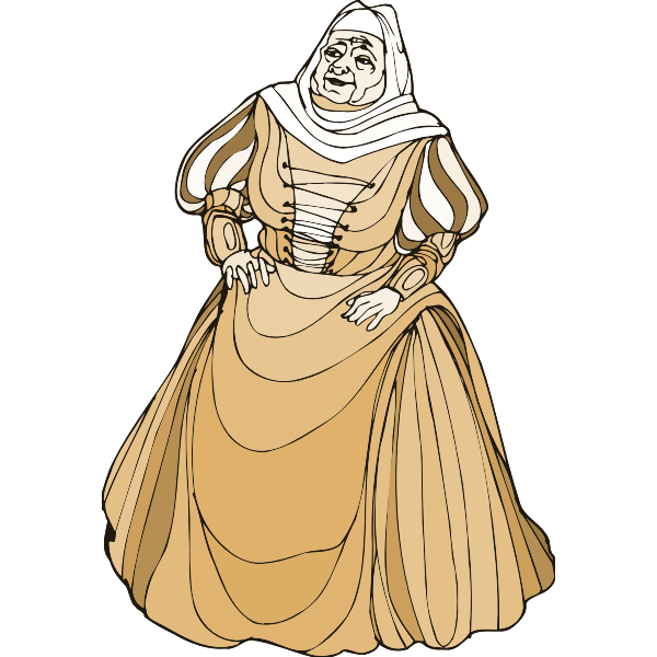 SVG Medieval nanny