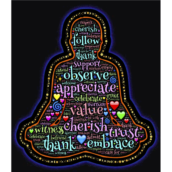 SVG Meditation typography
