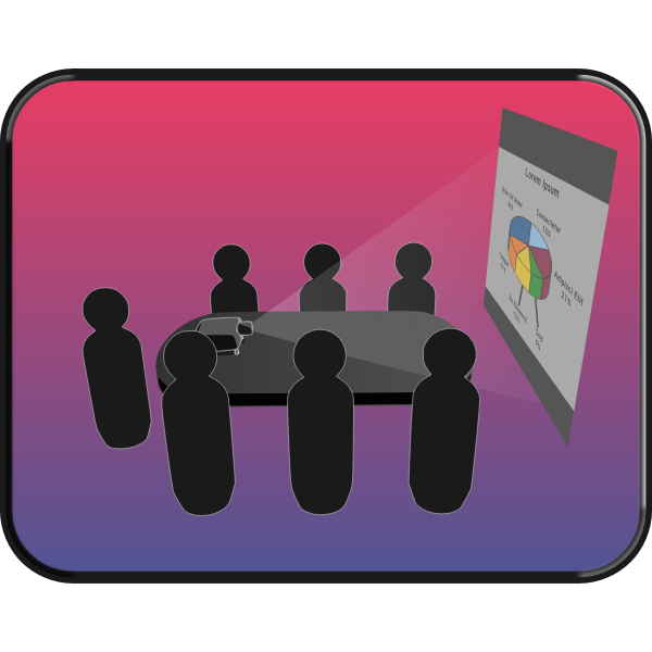 SVG Meeting Presentation Vector
