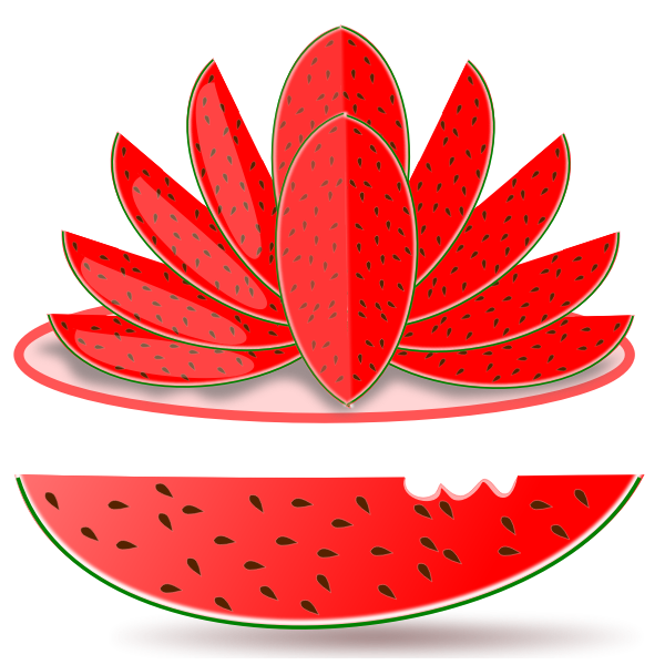 SVG melancia clip art