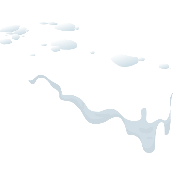 SVG Melting snow plate