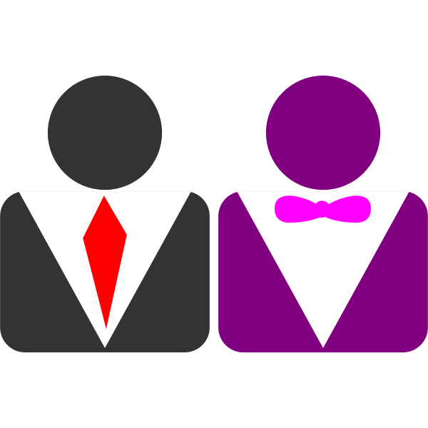 SVG Men and women avatar vector graphics