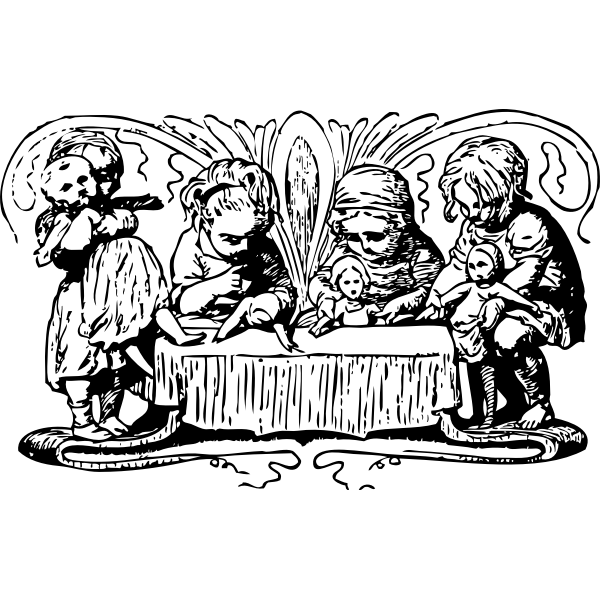 SVG Mending dolls