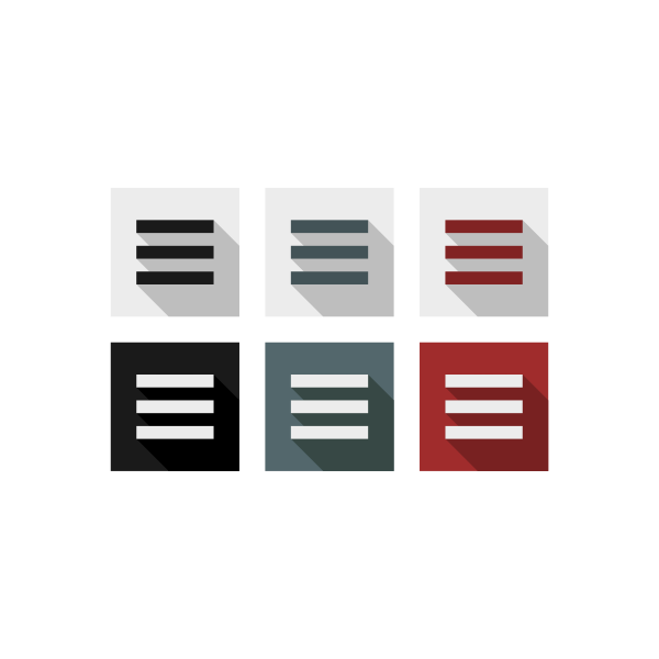 SVG menu btns converted