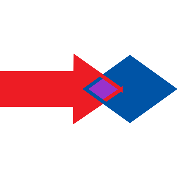 SVG merge arrow
