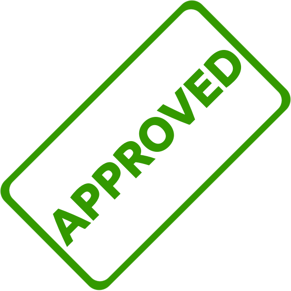 SVG Merlin2525 Approved Business Stamp 1