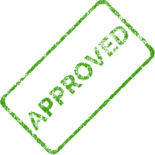 SVG Merlin2525 Approved Business Stamp 2