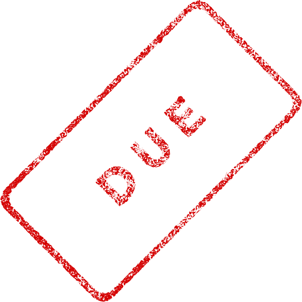 SVG Merlin2525 Due Business Stamp 2
