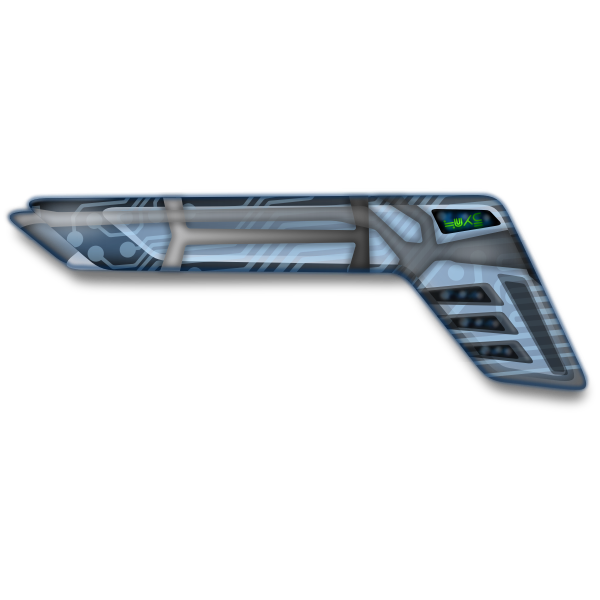 SVG Merlin2525 Futuristic Gun