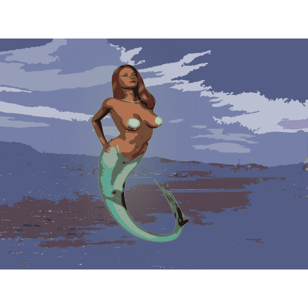 SVG mermaidunderthesea