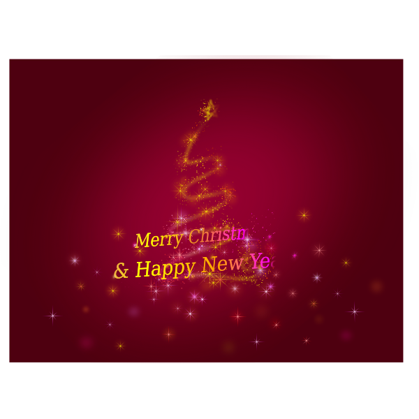 SVG Merry Christmas and Happy New Year