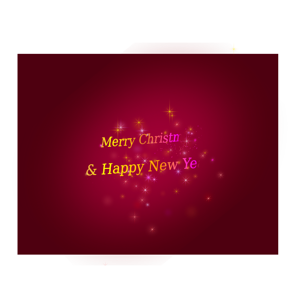 SVG Merry Christmas Card