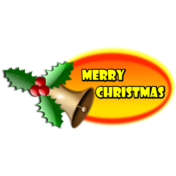 SVG Merry Christmas Vector Illustration