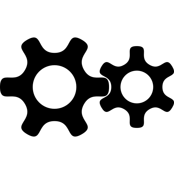 SVG Meshed gears