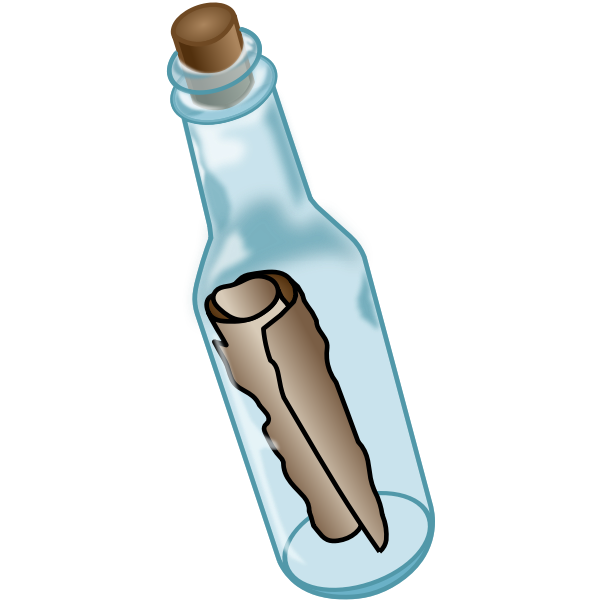 SVG Message in a Bottle