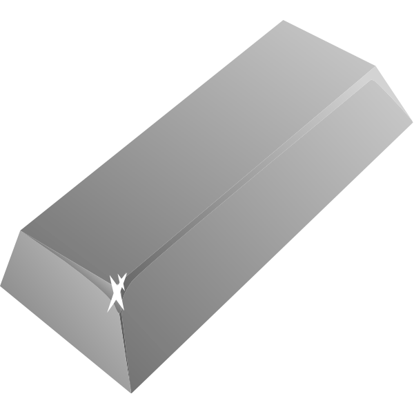 SVG Metal bar vector image