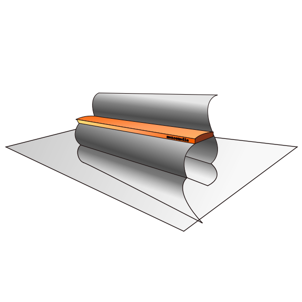 SVG Metal bench