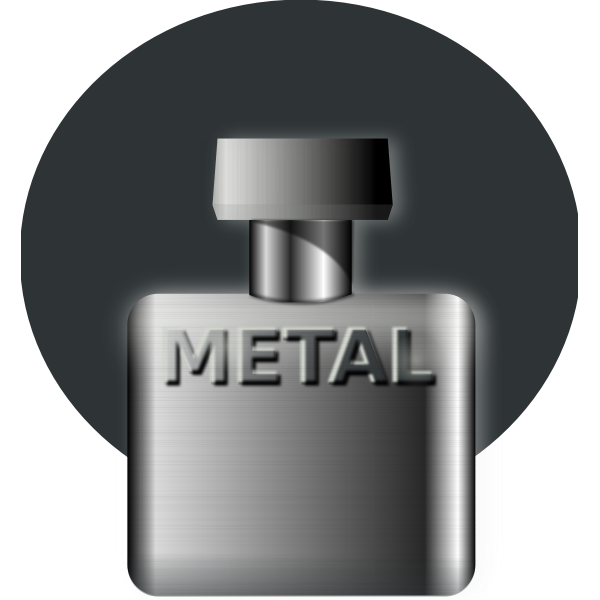 SVG Metal bottle