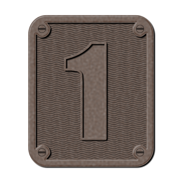 SVG Metal number one image