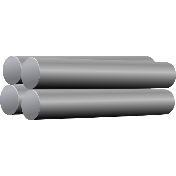 SVG Metal rod pairs