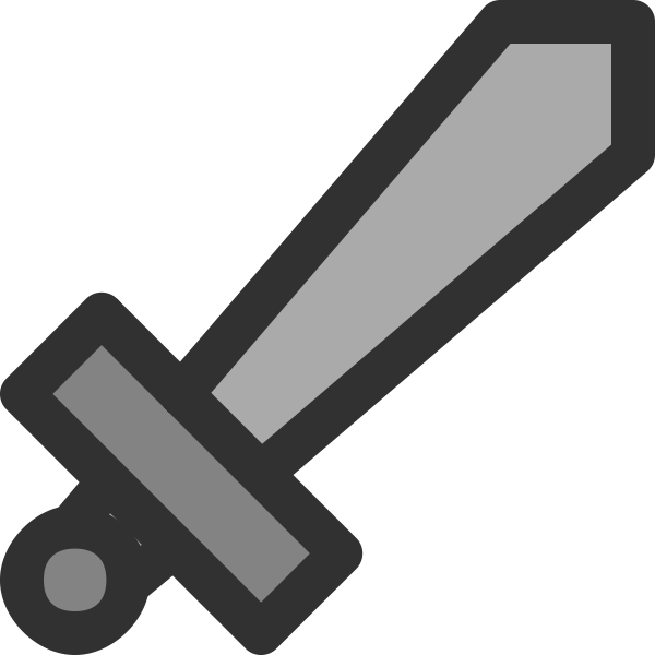 SVG Metal Sword Icon