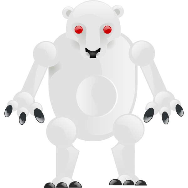 SVG Metalic Bear