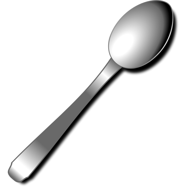 SVG Metallic spoon