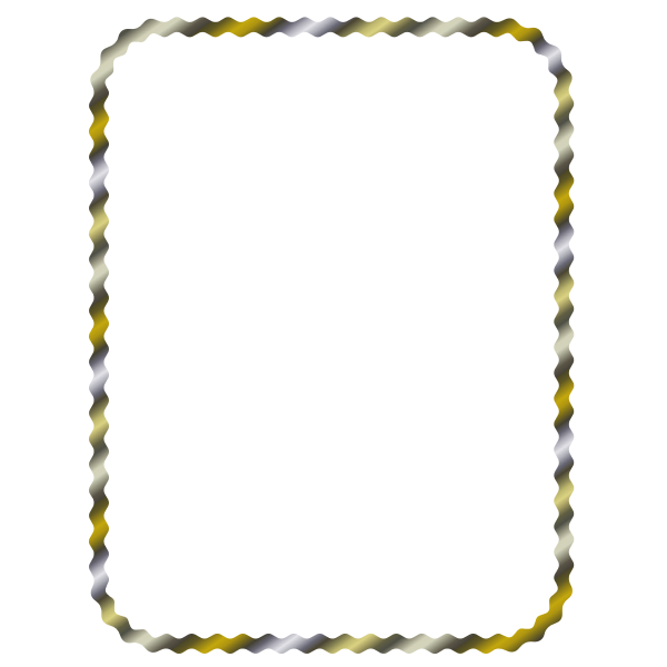 SVG Metallic Wave Border