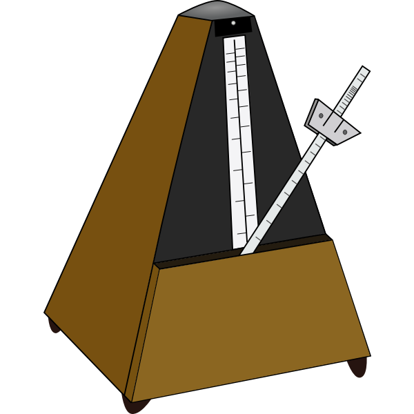 SVG Metronome vector drawing