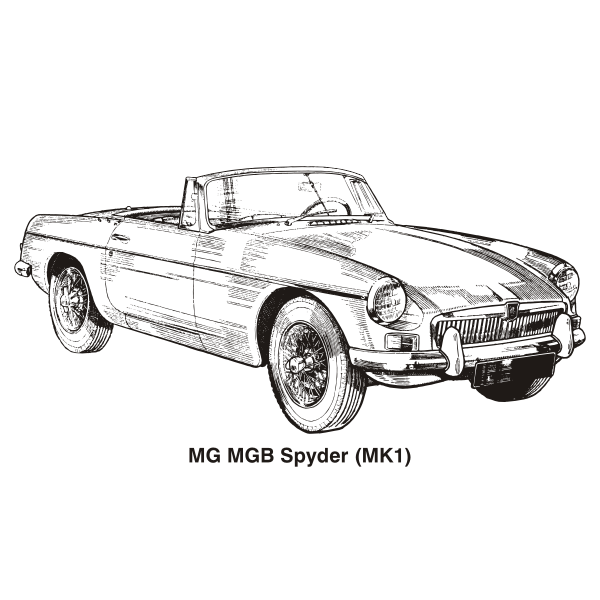 SVG MG MGB MK1 1962