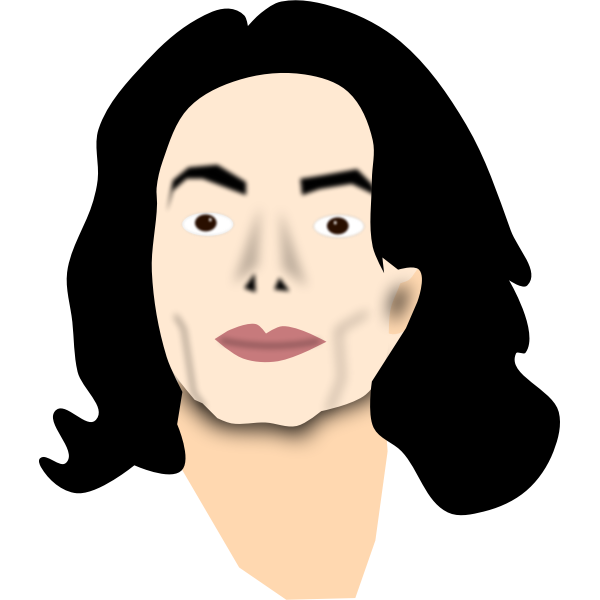 SVG Michael Jackson face