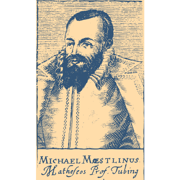SVG Michael Maestlin portrait