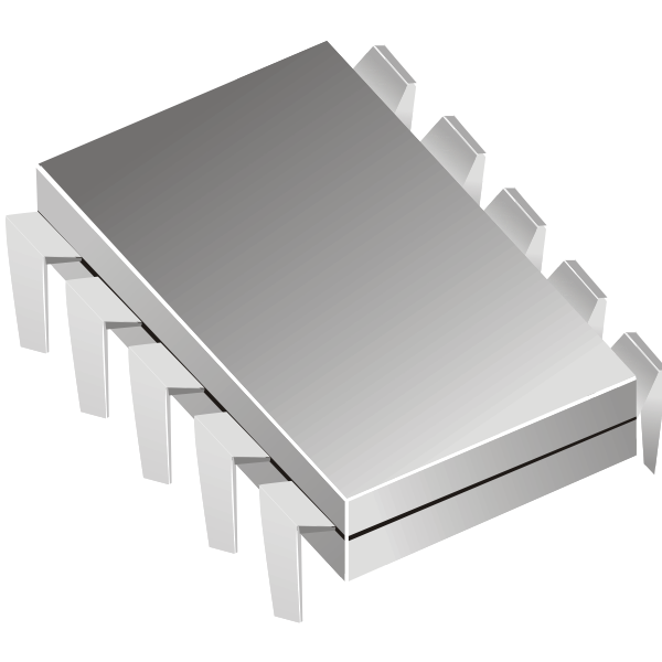 SVG Microchip vector image