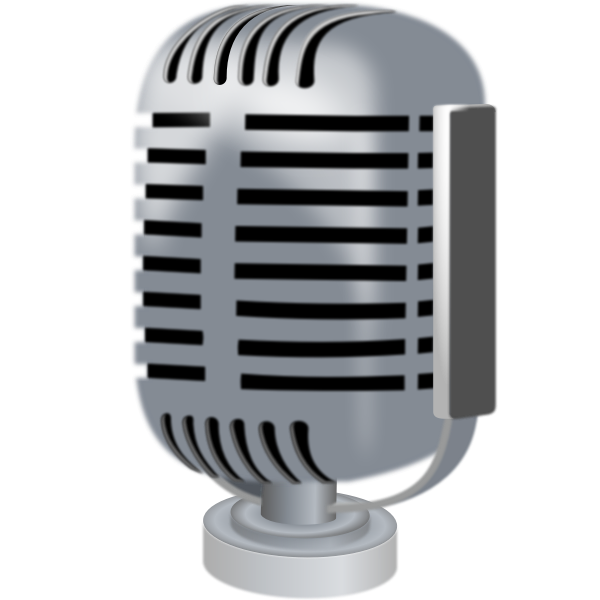 SVG Microphone vector clip art