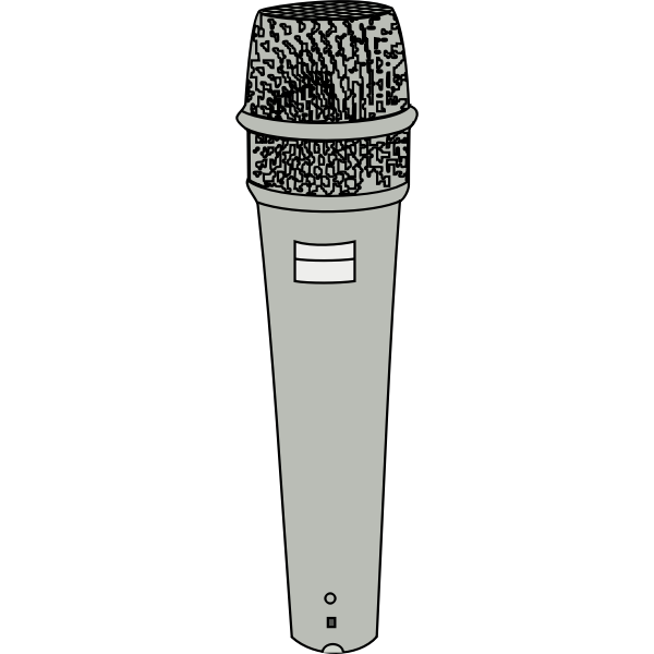 SVG Microphone vector illustration