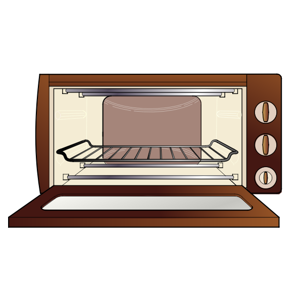 SVG Microwave oven vector