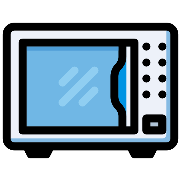 SVG Microwave symbol vector image