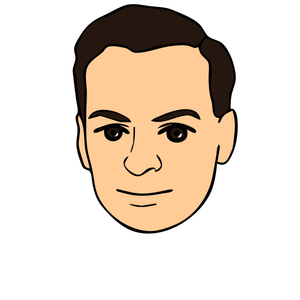 SVG Middle-aged man