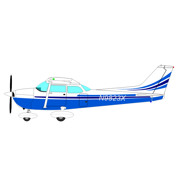 SVG Midsize airplane vector
