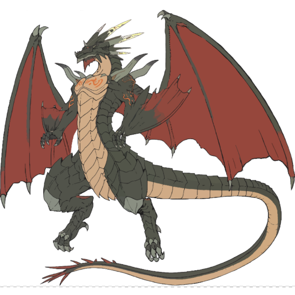 SVG Mighty Black Dragon 2